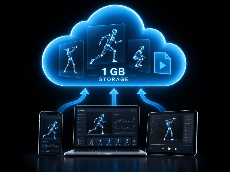 Motion Cloud - 1 GB cloud storage for MetaSense motion captures